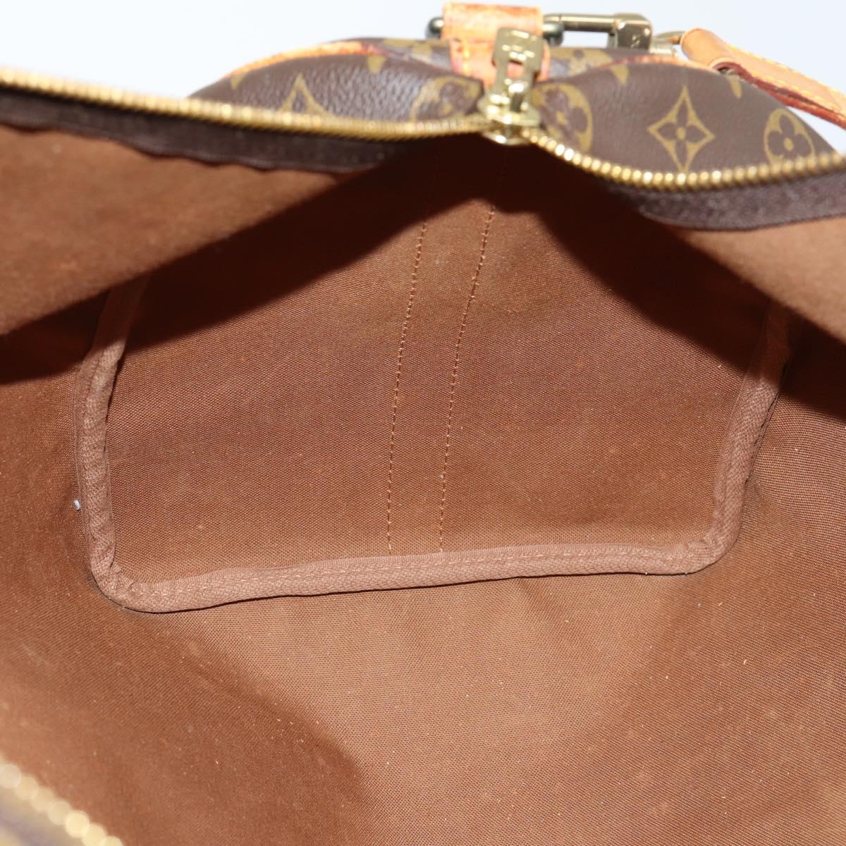LOUIS VUITTON Monogram Keepall Bandouliere 50 Boston Bag M41416 LV Auth bs30888