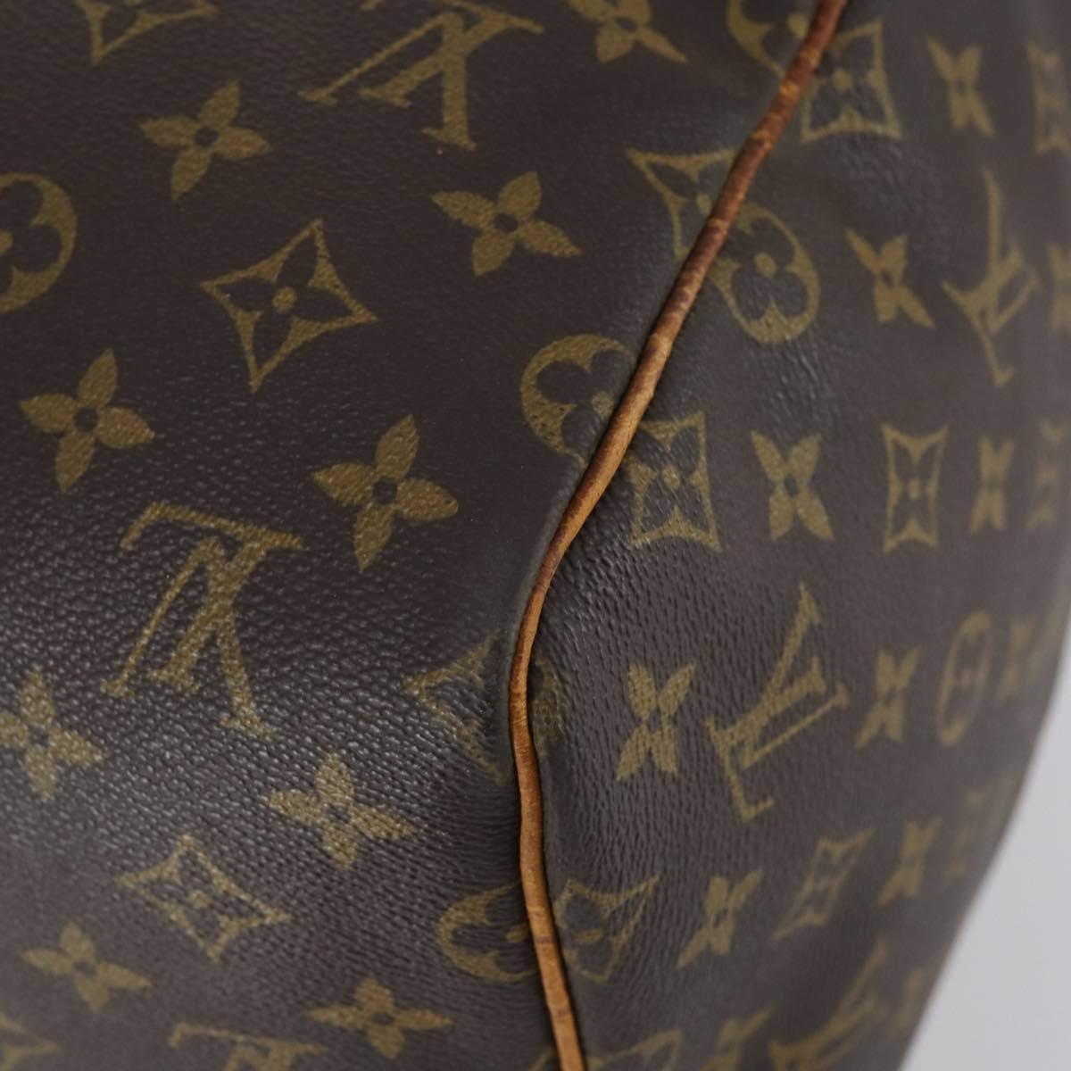 LOUIS VUITTON Monogram Keepall 55 Boston Bag M41424 LV Auth bs30890