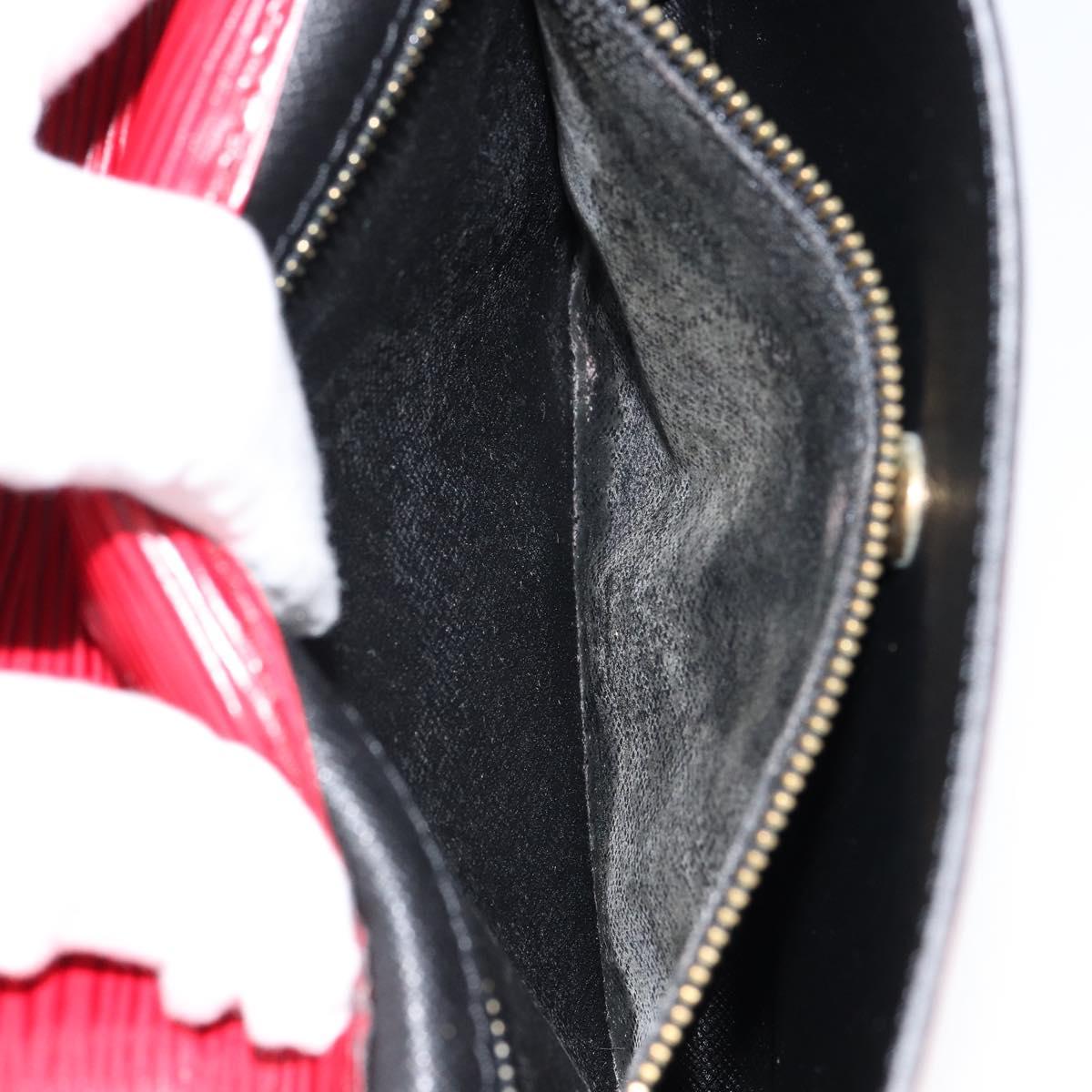 LOUIS VUITTON Epi Montaigne 23 Clutch Bag Red M52667 LV Auth bs30896