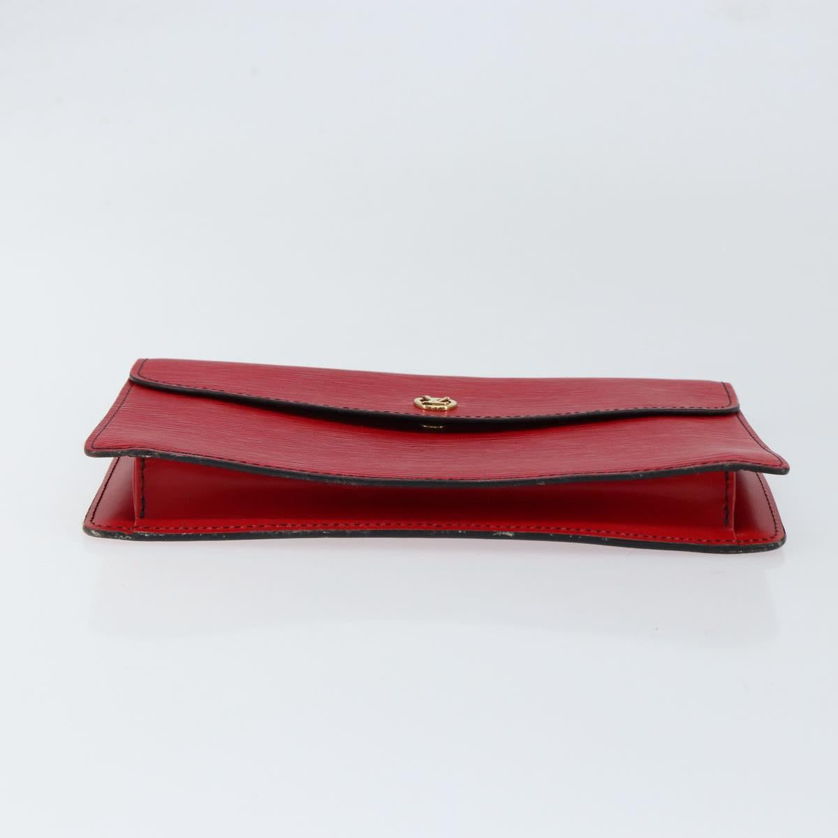 LOUIS VUITTON Epi Montaigne 23 Clutch Bag Red M52667 LV Auth bs30896