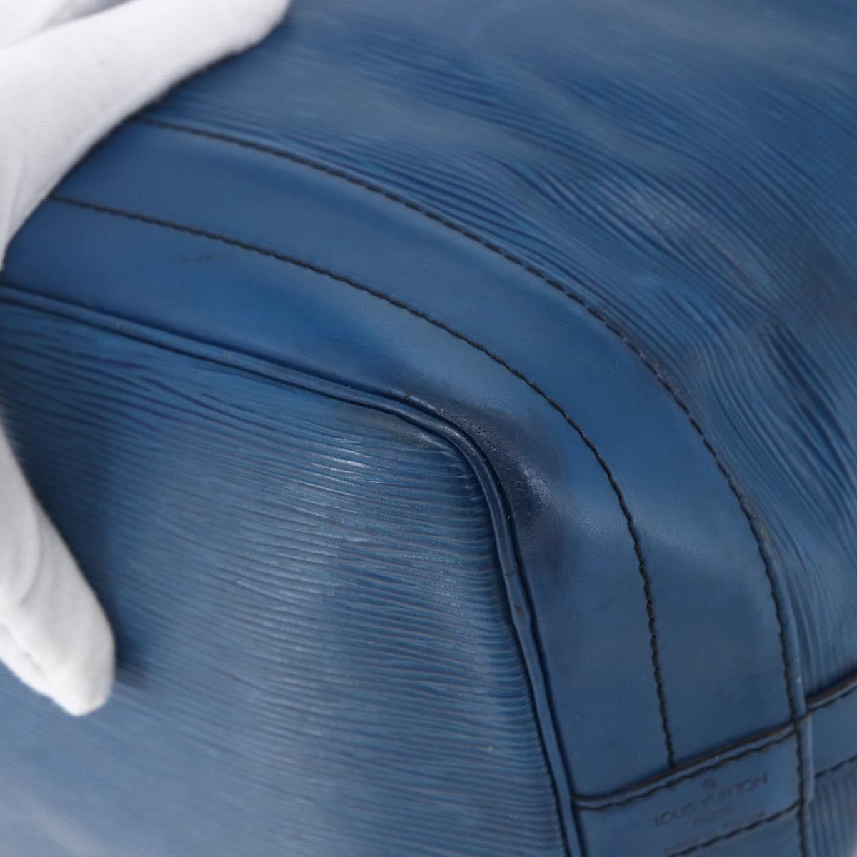 LOUIS VUITTON Epi Noe Shoulder Bag Toledo Blue M44005 LV Auth bs30898