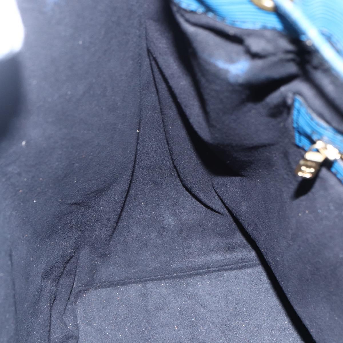 LOUIS VUITTON Epi Noe Shoulder Bag Toledo Blue M44005 LV Auth bs30898