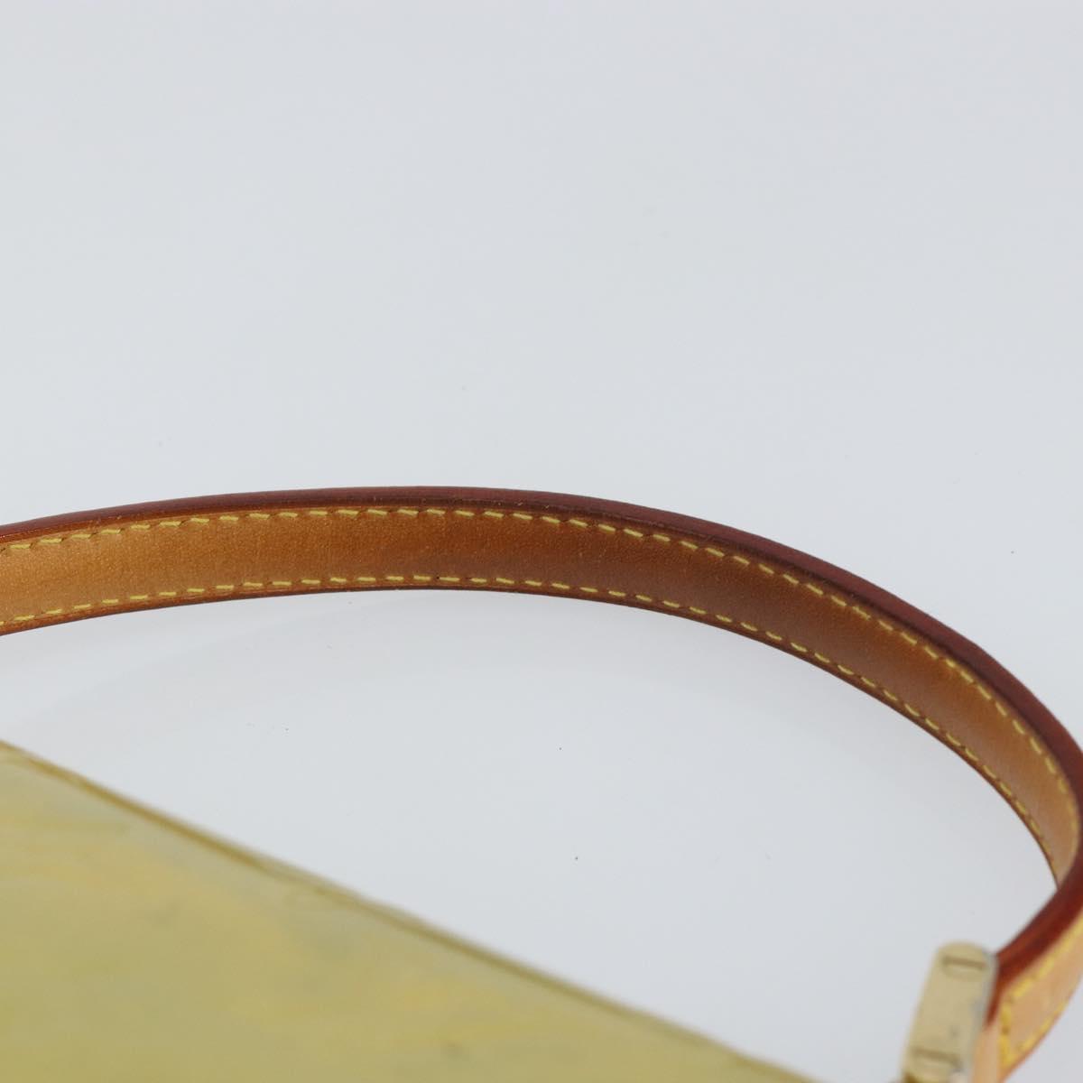 LOUIS VUITTON Monogram Vernis Spring Street Hand Bag Gris M91029 LV Auth bs30901