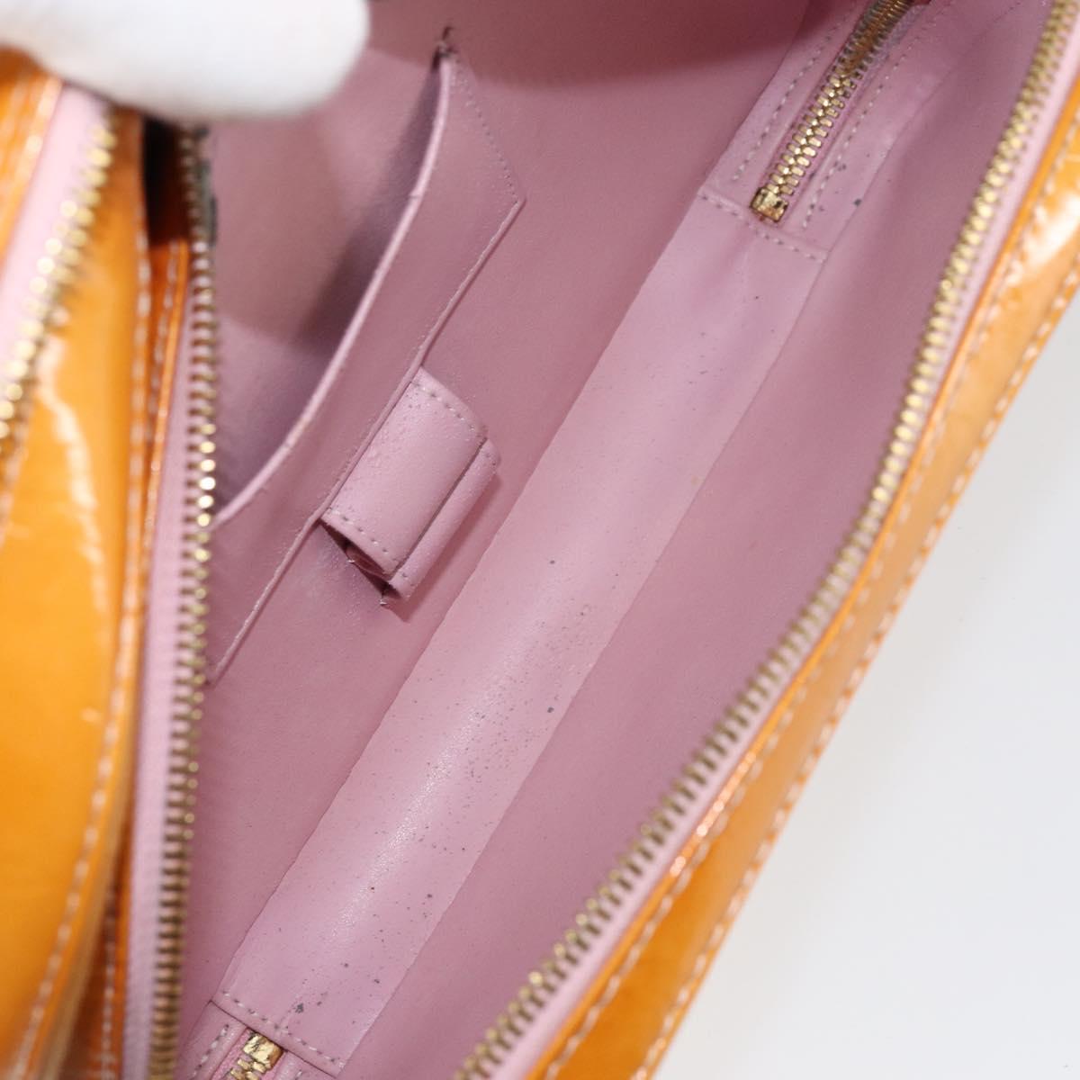 LOUIS VUITTON Vernis Marley Backpack Marshmallow Pink M91039 LV Auth bs30903