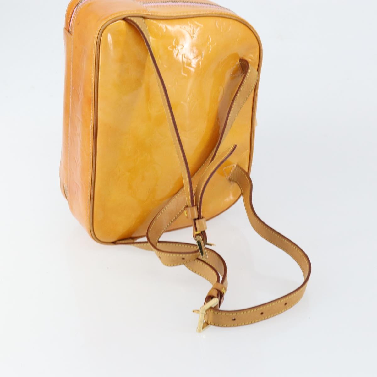 LOUIS VUITTON Vernis Marley Backpack Marshmallow Pink M91039 LV Auth bs30903