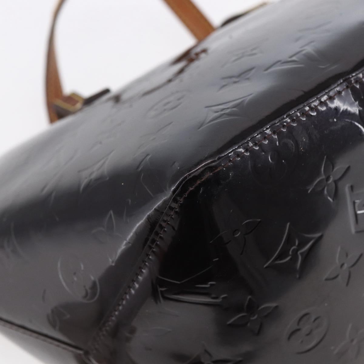 LOUIS VUITTON Monogram Vernis Bellevue PM Hand Bag Amarante M93585 Auth bs30904