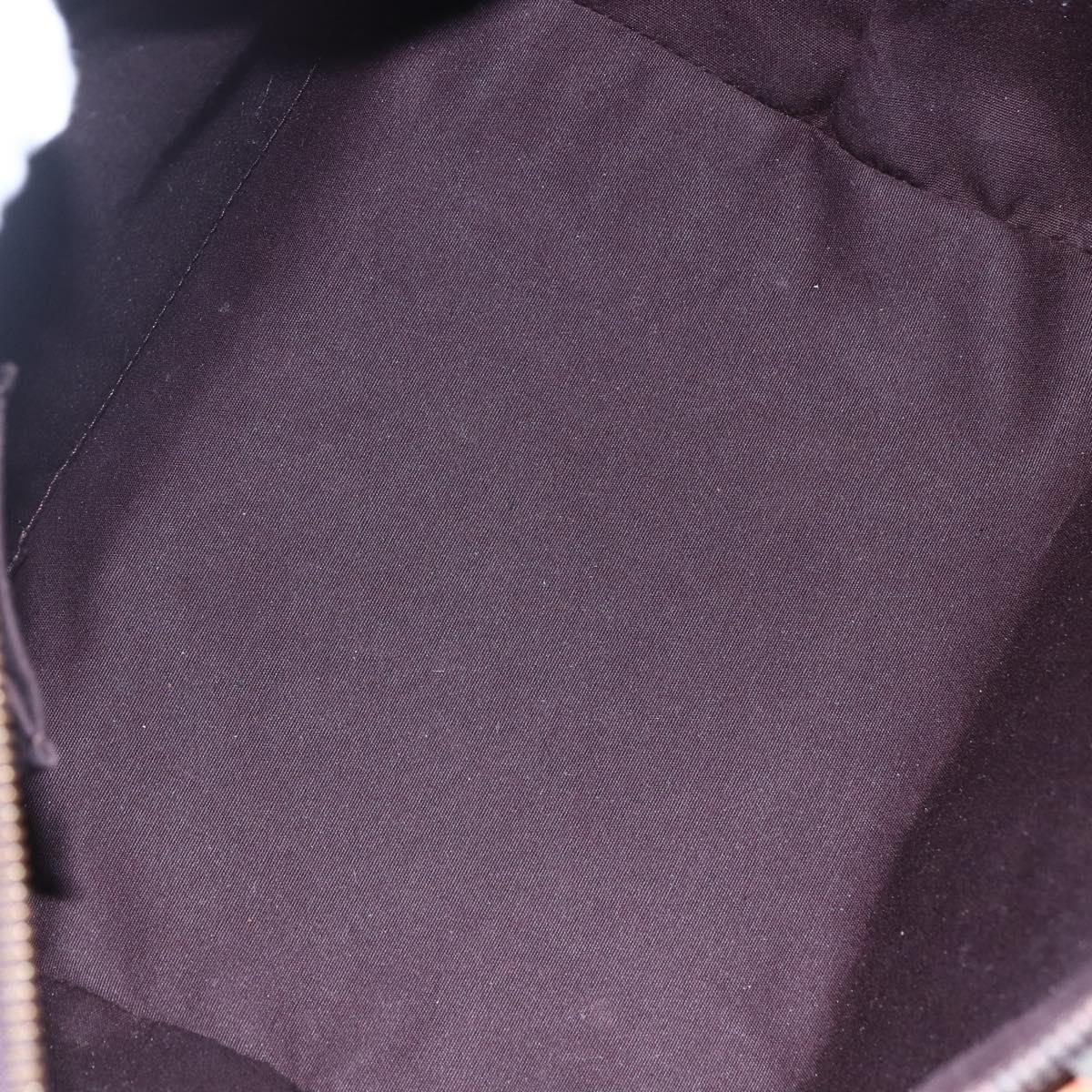 LOUIS VUITTON Monogram Vernis Bellevue PM Hand Bag Amarante M93585 Auth bs30904