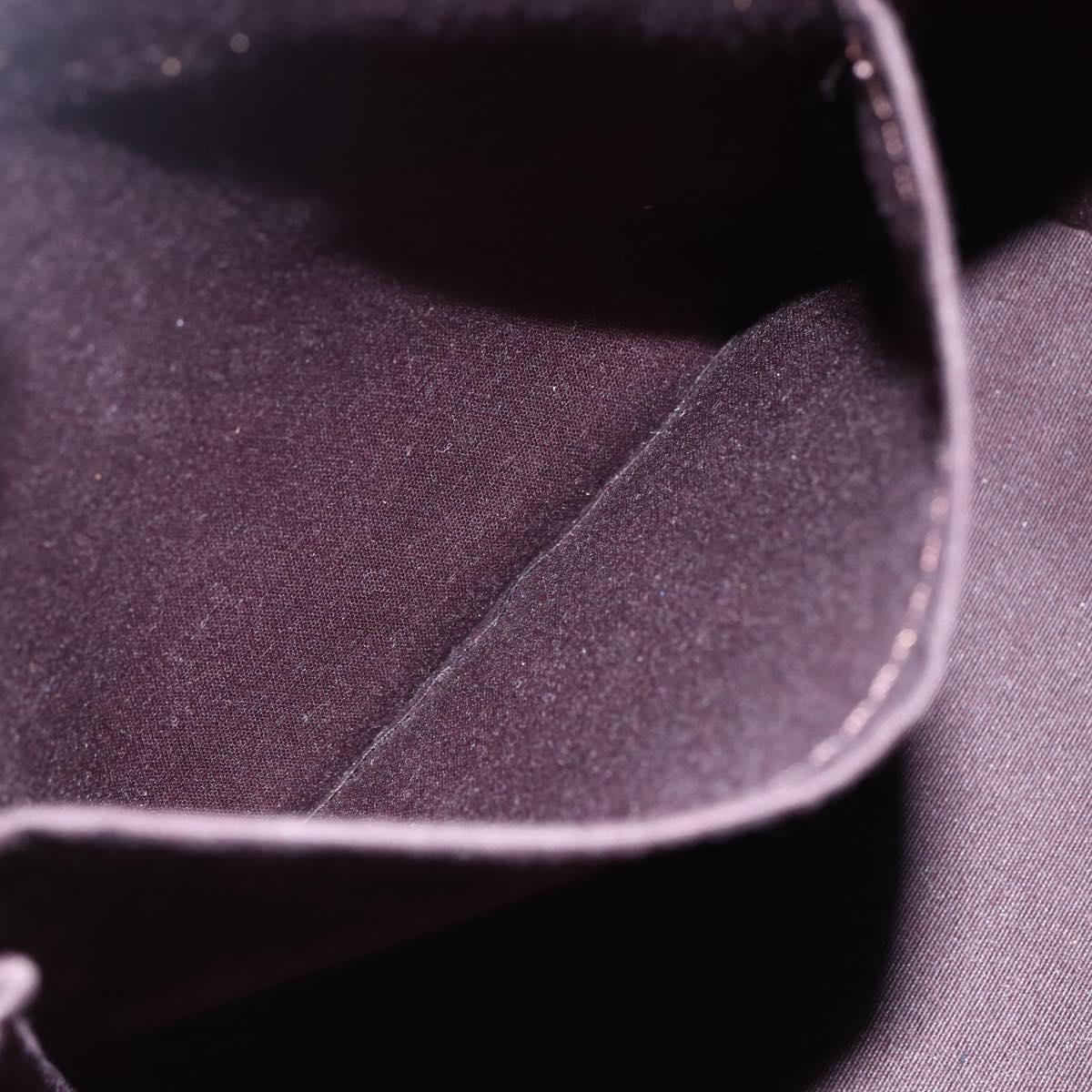 LOUIS VUITTON Monogram Vernis Bellevue PM Hand Bag Amarante M93585 Auth bs30904