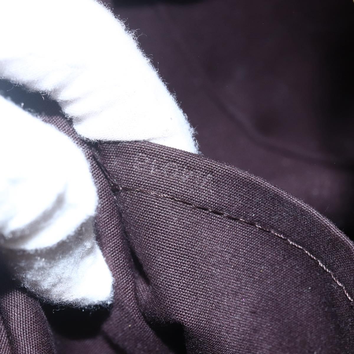 LOUIS VUITTON Monogram Vernis Bellevue PM Hand Bag Amarante M93585 Auth bs30904