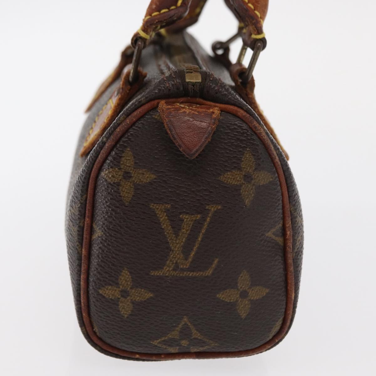 LOUIS VUITTON Monogram Mini Speedy Hand Bag M41534 LV Auth bs30907