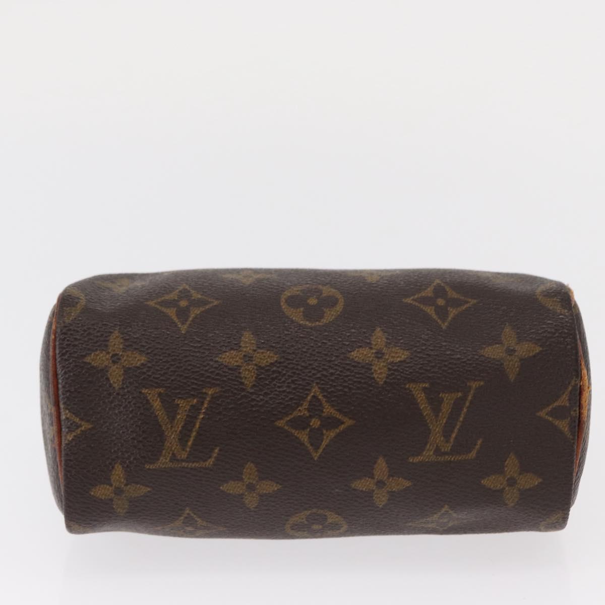 LOUIS VUITTON Monogram Mini Speedy Hand Bag M41534 LV Auth bs30907