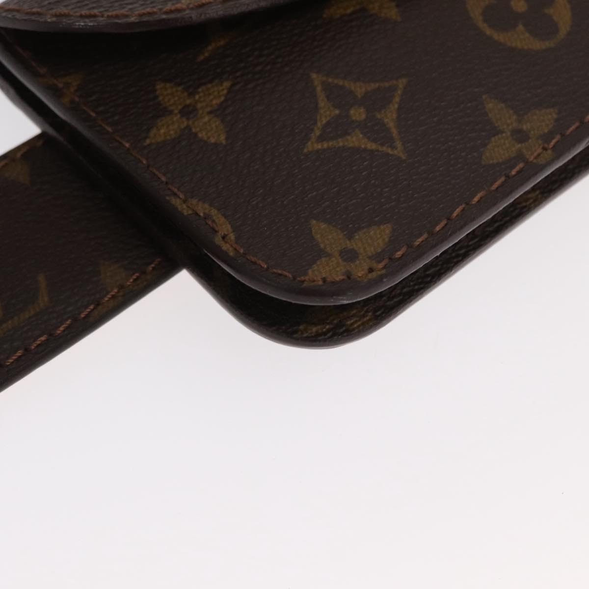 LOUIS VUITTON Monogram Ceinture Pochette Waist Bag M6933U LV Auth bs30908