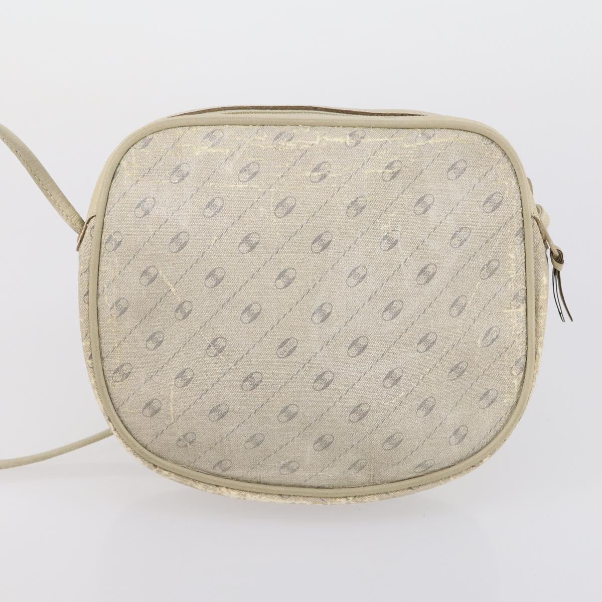 GUCCI GG Canvas Shoulder Bag Leather 3 Set Beige Auth bs30922