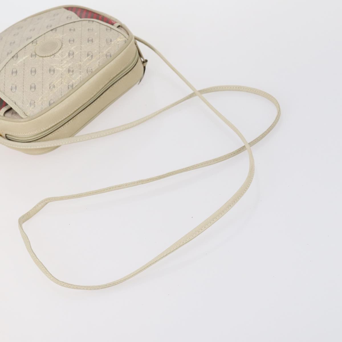 GUCCI GG Canvas Shoulder Bag Leather 3 Set Beige Auth bs30922