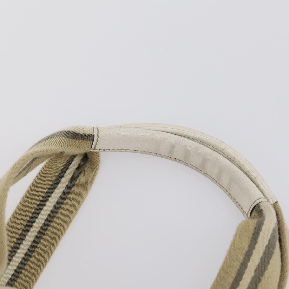 GUCCI GG Canvas Shoulder Bag Leather 3 Set Beige Auth bs30922