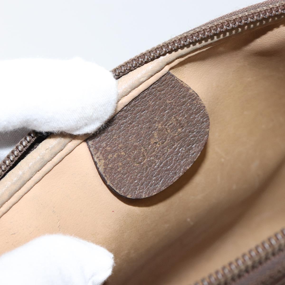 GUCCI GG Supreme Shoulder Bag PVC Beige Gold 007 115 6428 4002 Auth bs30925