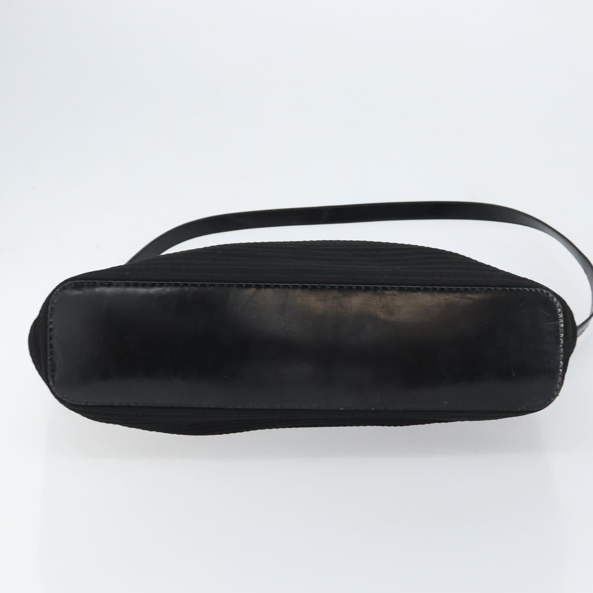 GUCCI Bamboo Hand Bag Canvas 2way Black Silver 002 2058 0439 5 Auth bs30947