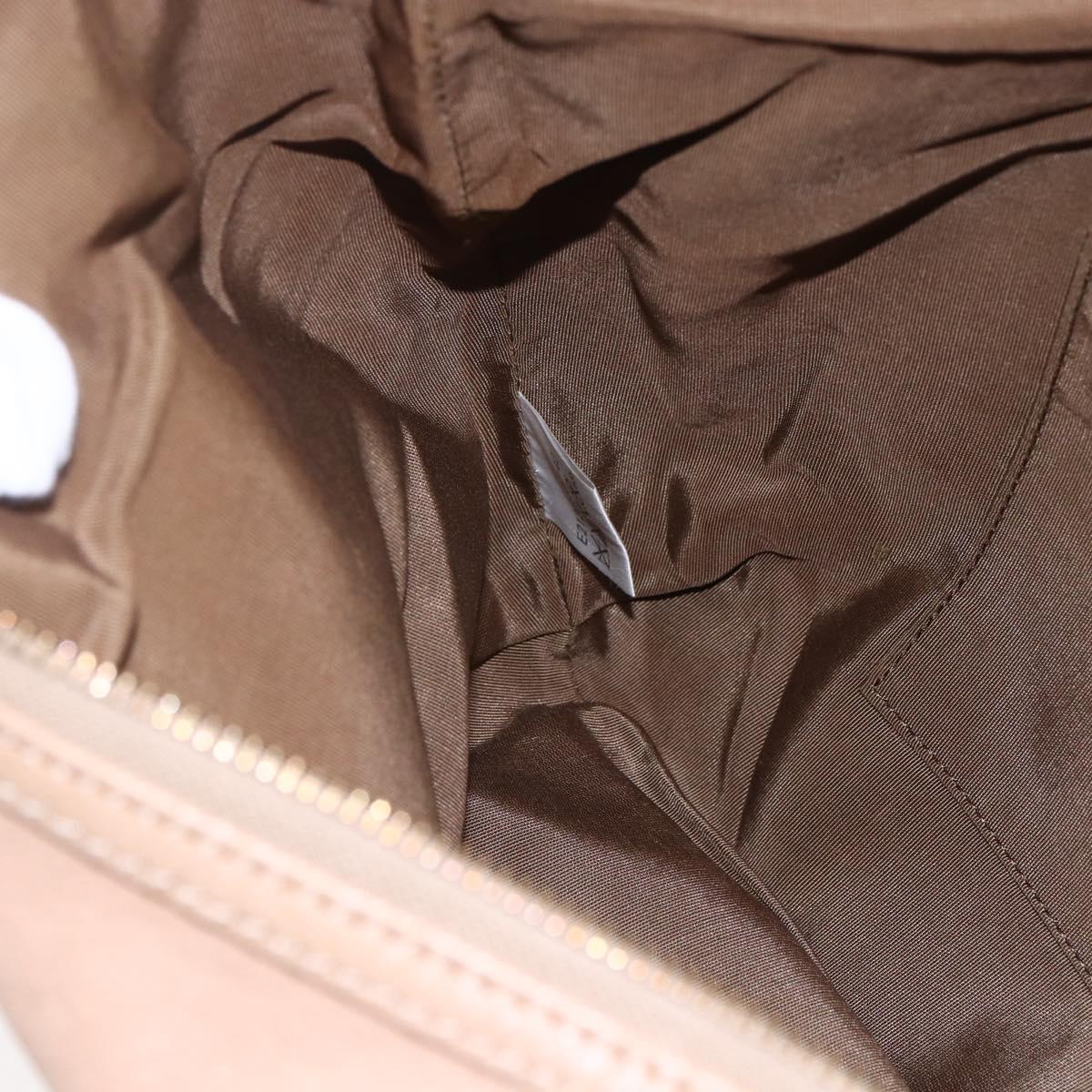 BURBERRY Blue Label Hand Bag Leather 2way Brown Auth bs30982