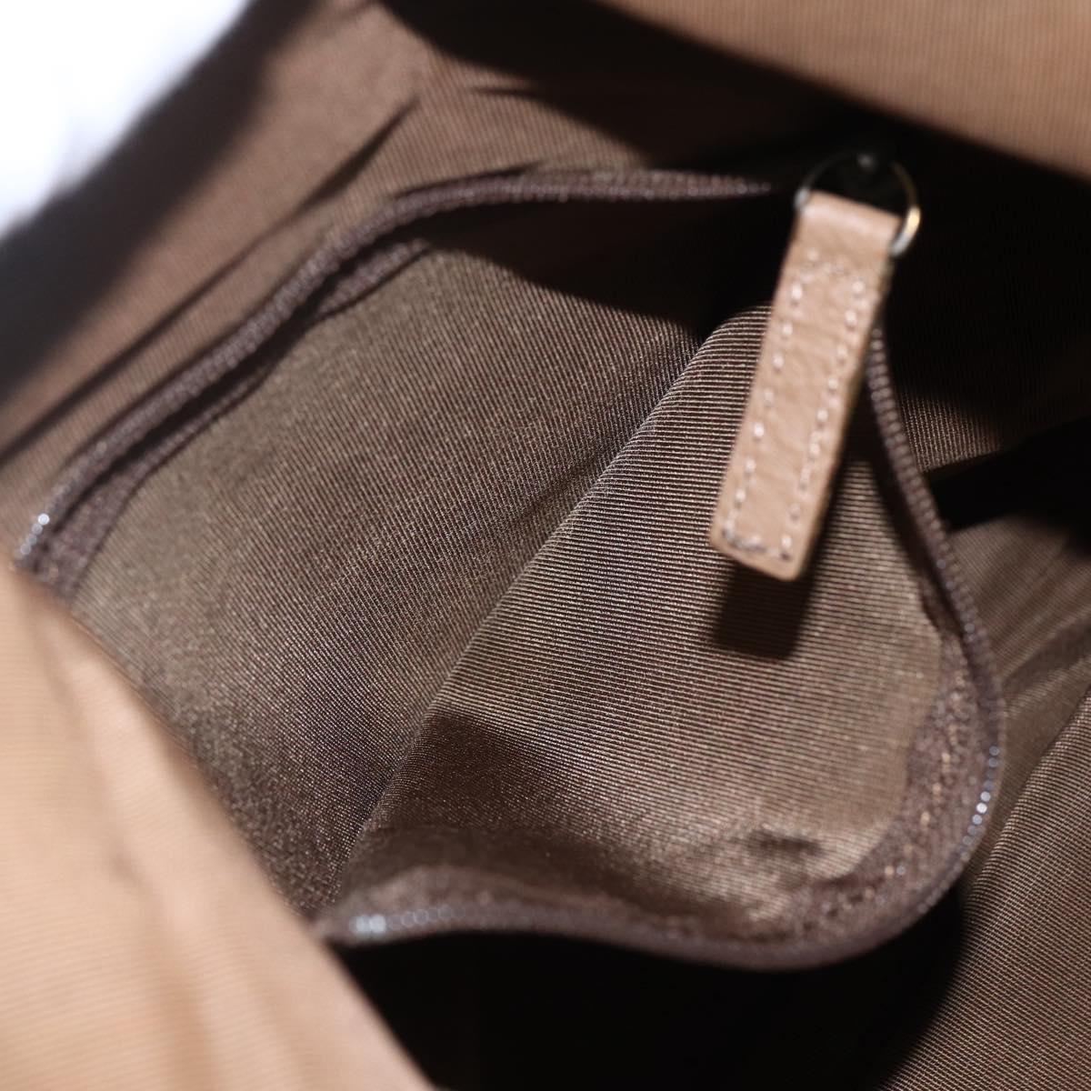 BURBERRY Blue Label Hand Bag Leather 2way Brown Auth bs30982