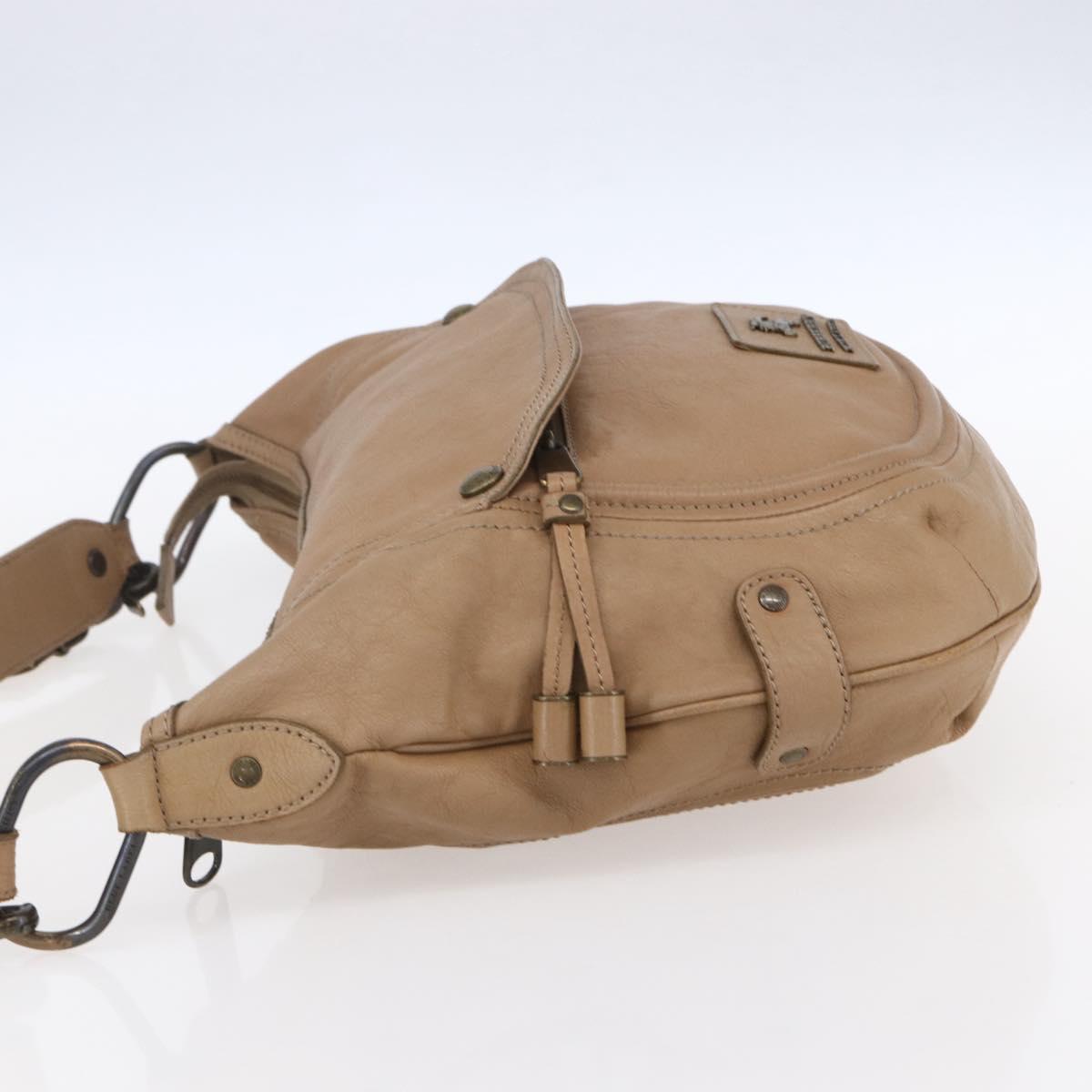 BURBERRY Blue Label Hand Bag Leather 2way Brown Auth bs30982