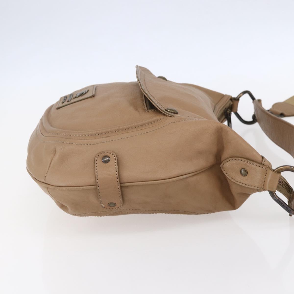 BURBERRY Blue Label Hand Bag Leather 2way Brown Auth bs30982