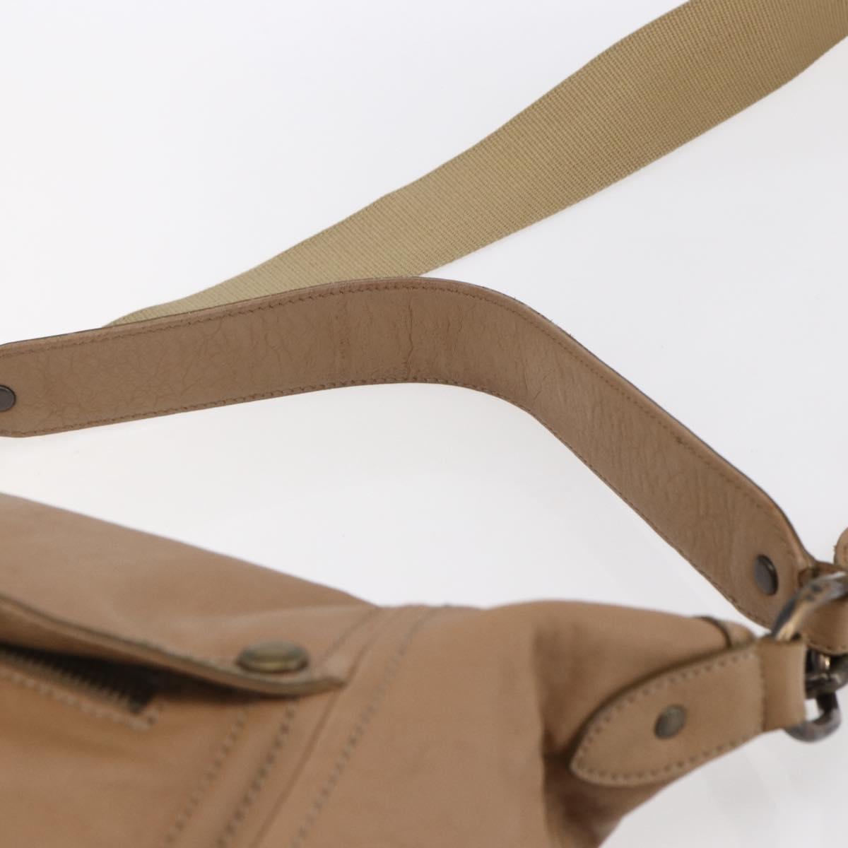 BURBERRY Blue Label Hand Bag Leather 2way Brown Auth bs30982