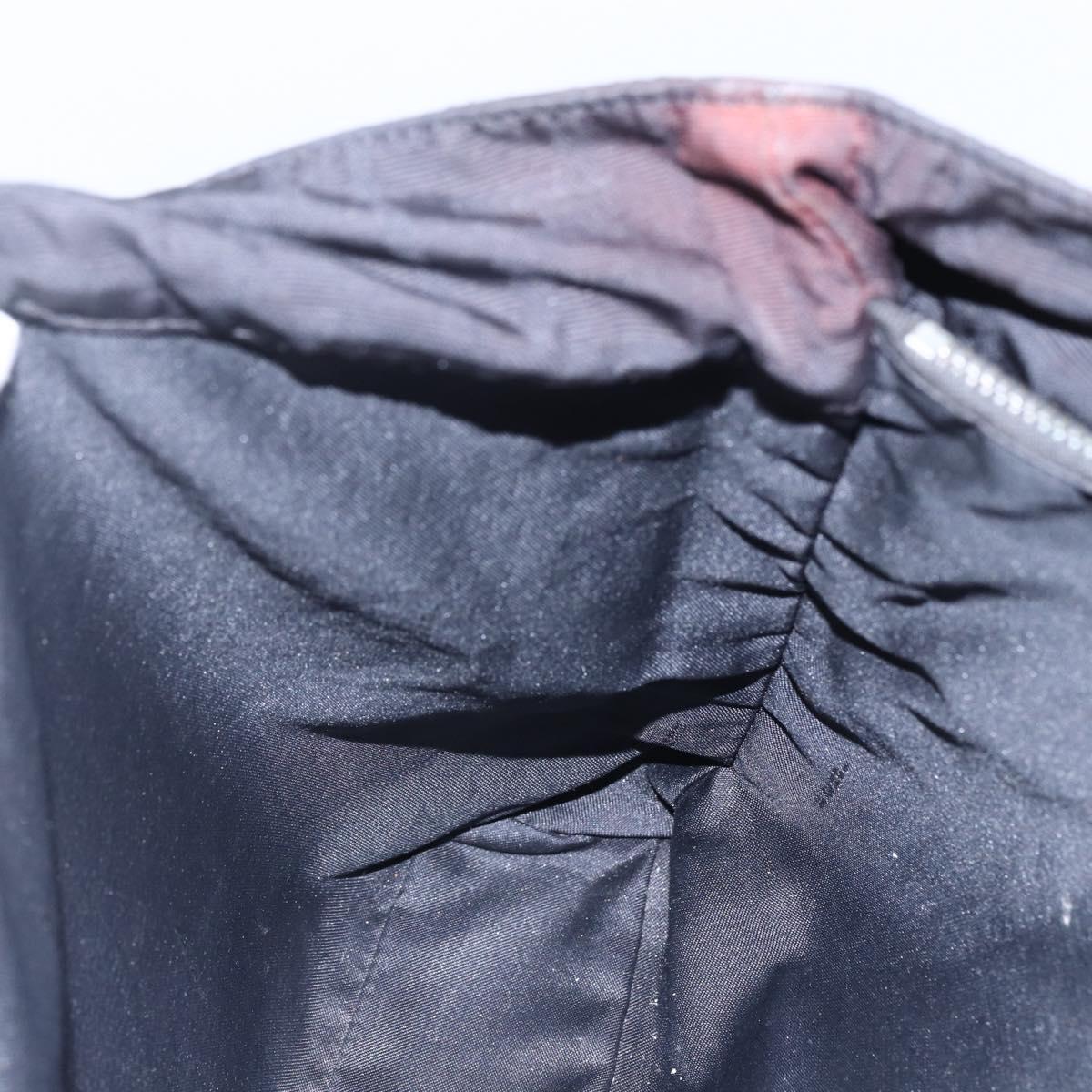 FENDI Zucca Canvas Tote Bag Black Brown Auth bs31006