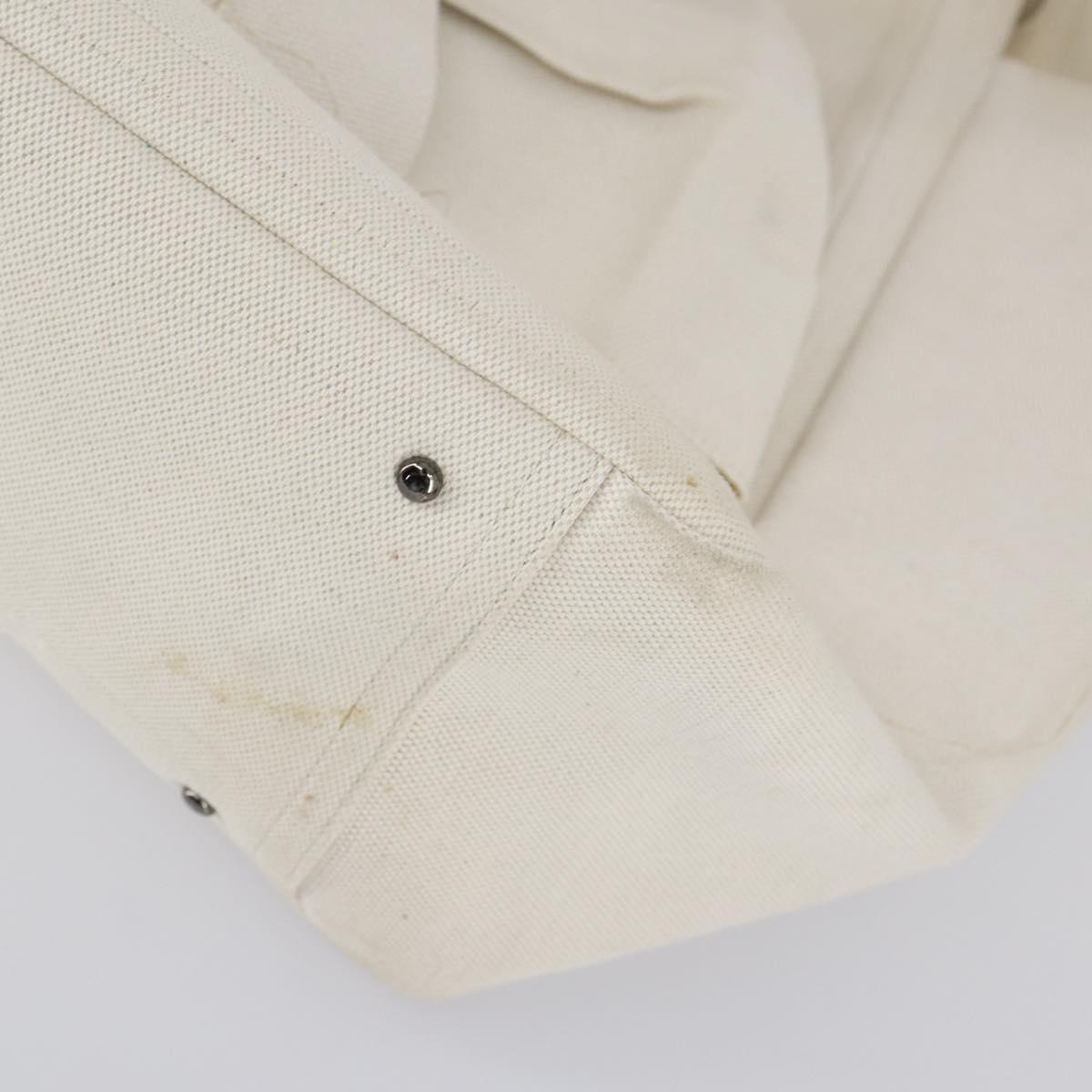 VALENTINO Tote Bag Canvas 2way White Auth bs31013