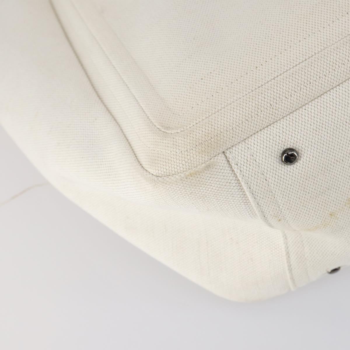 VALENTINO Tote Bag Canvas 2way White Auth bs31013