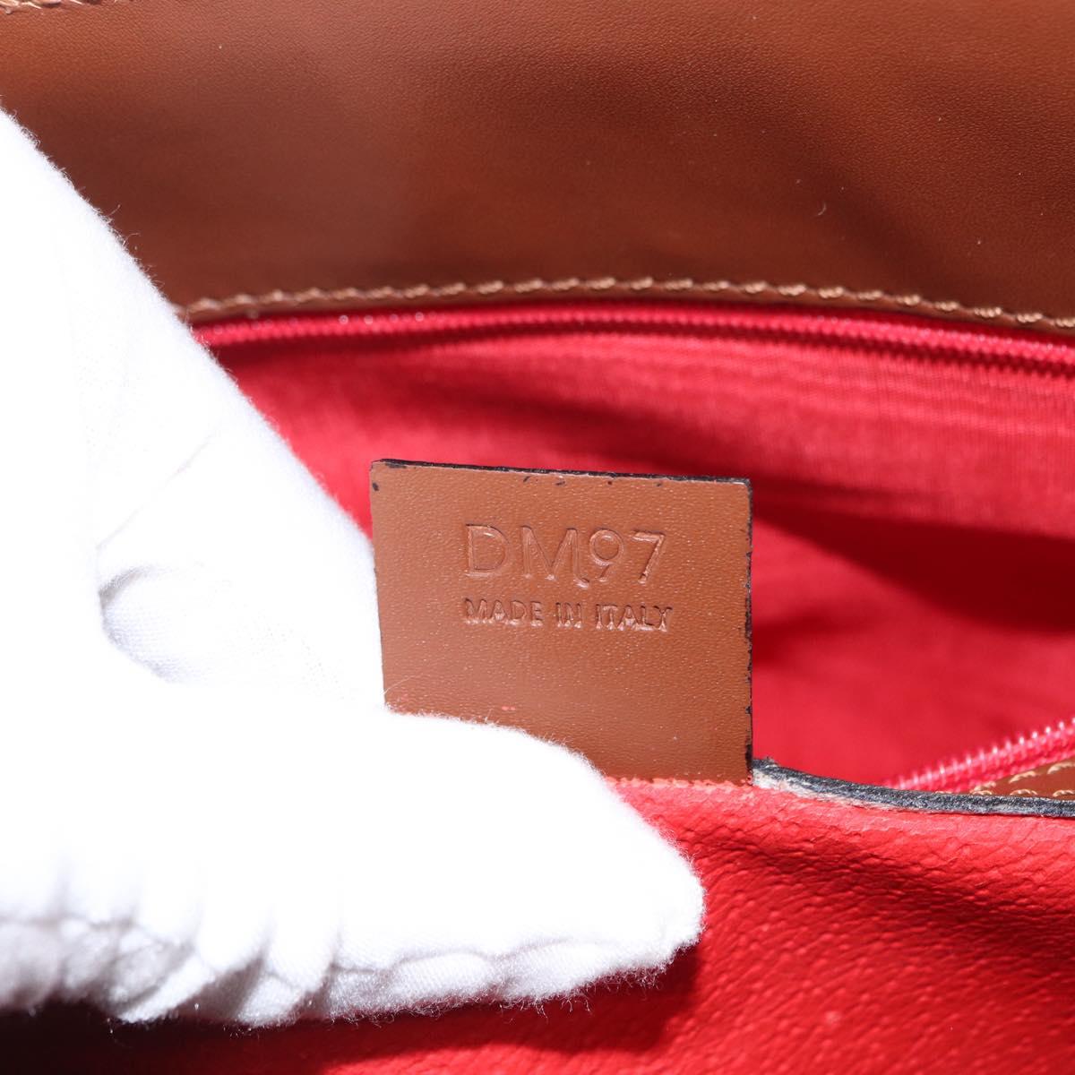 CELINE Shoulder Bag Leather Brown Gold Auth bs31024