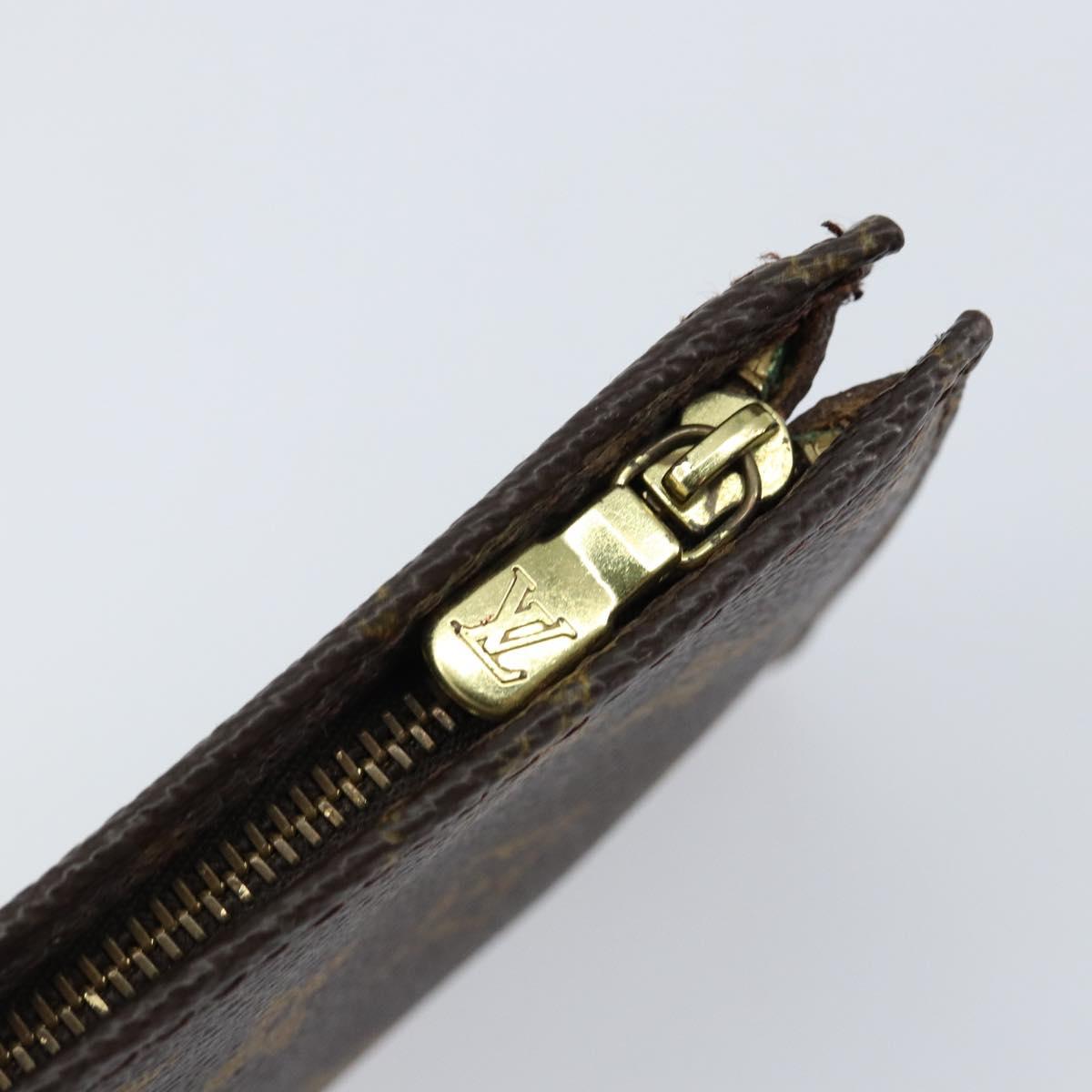 LOUIS VUITTON Monogram Bucket PM Accessory Pouch LV Auth bs31029