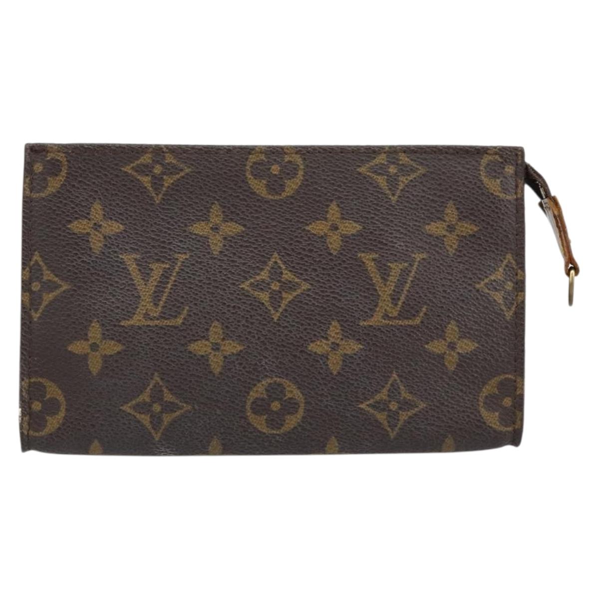 LOUIS VUITTON Monogram Bucket PM Accessory Pouch LV Auth bs31029