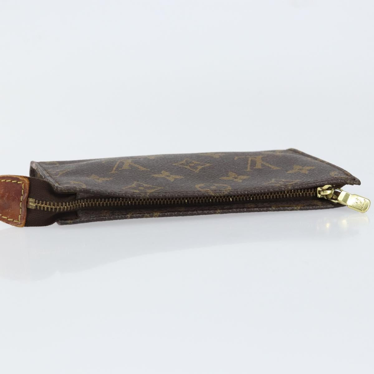 LOUIS VUITTON Monogram Bucket PM Accessory Pouch LV Auth bs31029