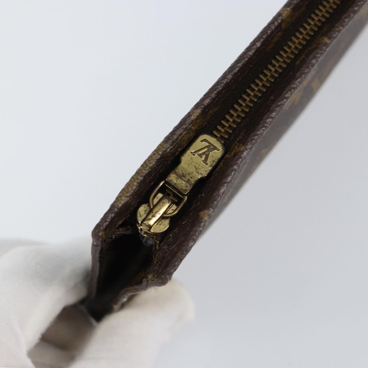 LOUIS VUITTON Monogram Bucket GM Accessory Pouch LV Auth bs31030