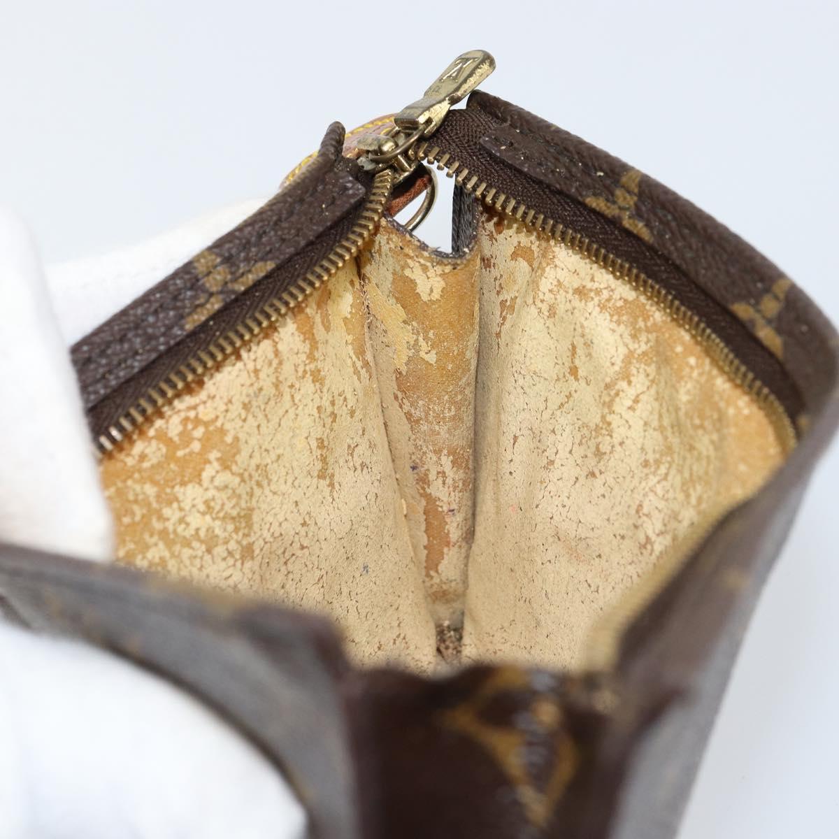 LOUIS VUITTON Monogram Bucket GM Accessory Pouch LV Auth bs31030