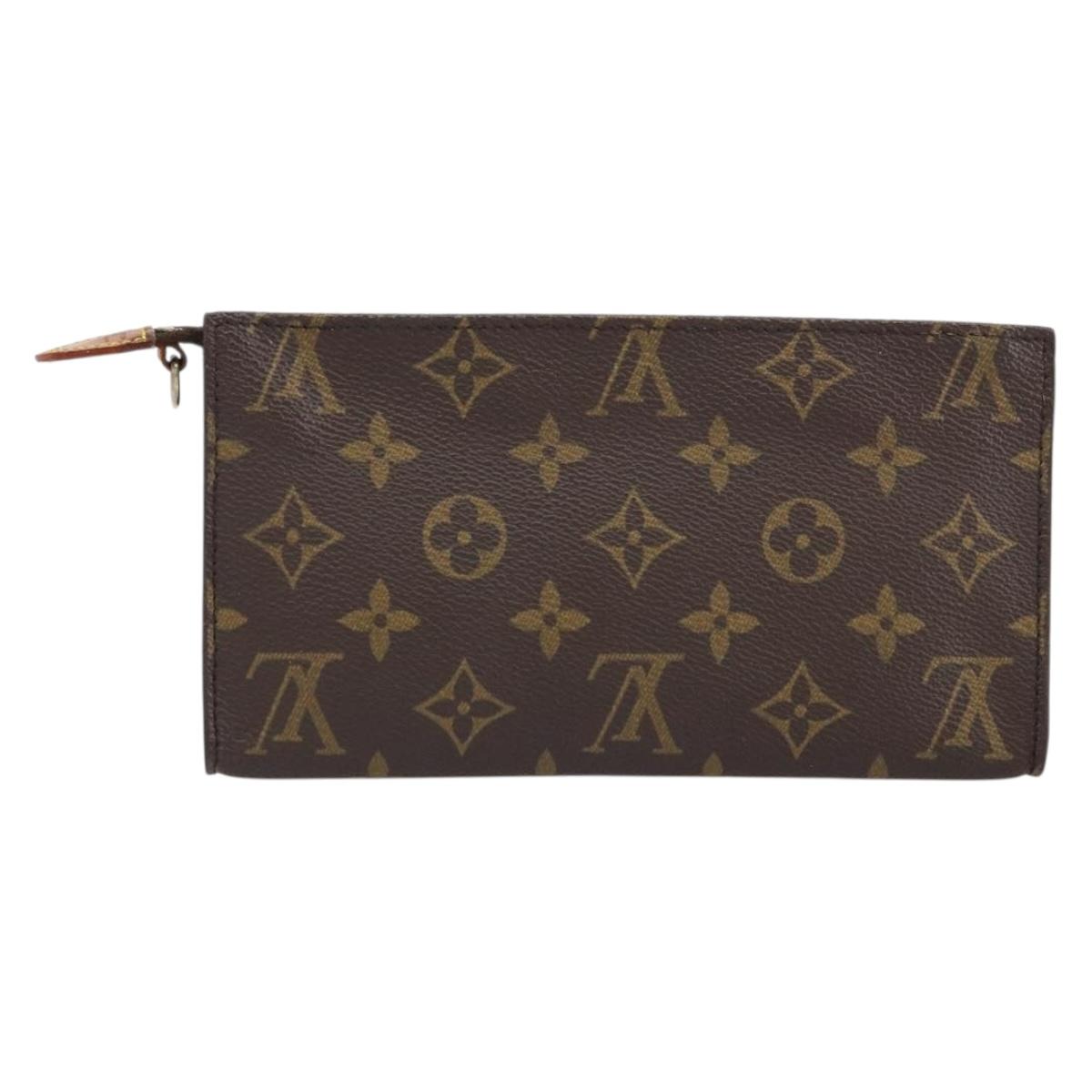 LOUIS VUITTON Monogram Bucket GM Accessory Pouch LV Auth bs31030