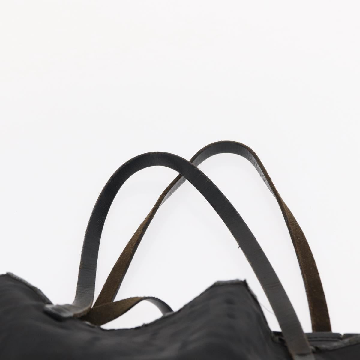 FENDI Zucca Canvas Tote Bag Black Brown Auth bs31042