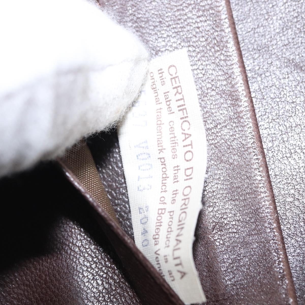 BOTTEGA VENETA INTRECCIATO Day Planner Cover Leather Brown Auth bs31043