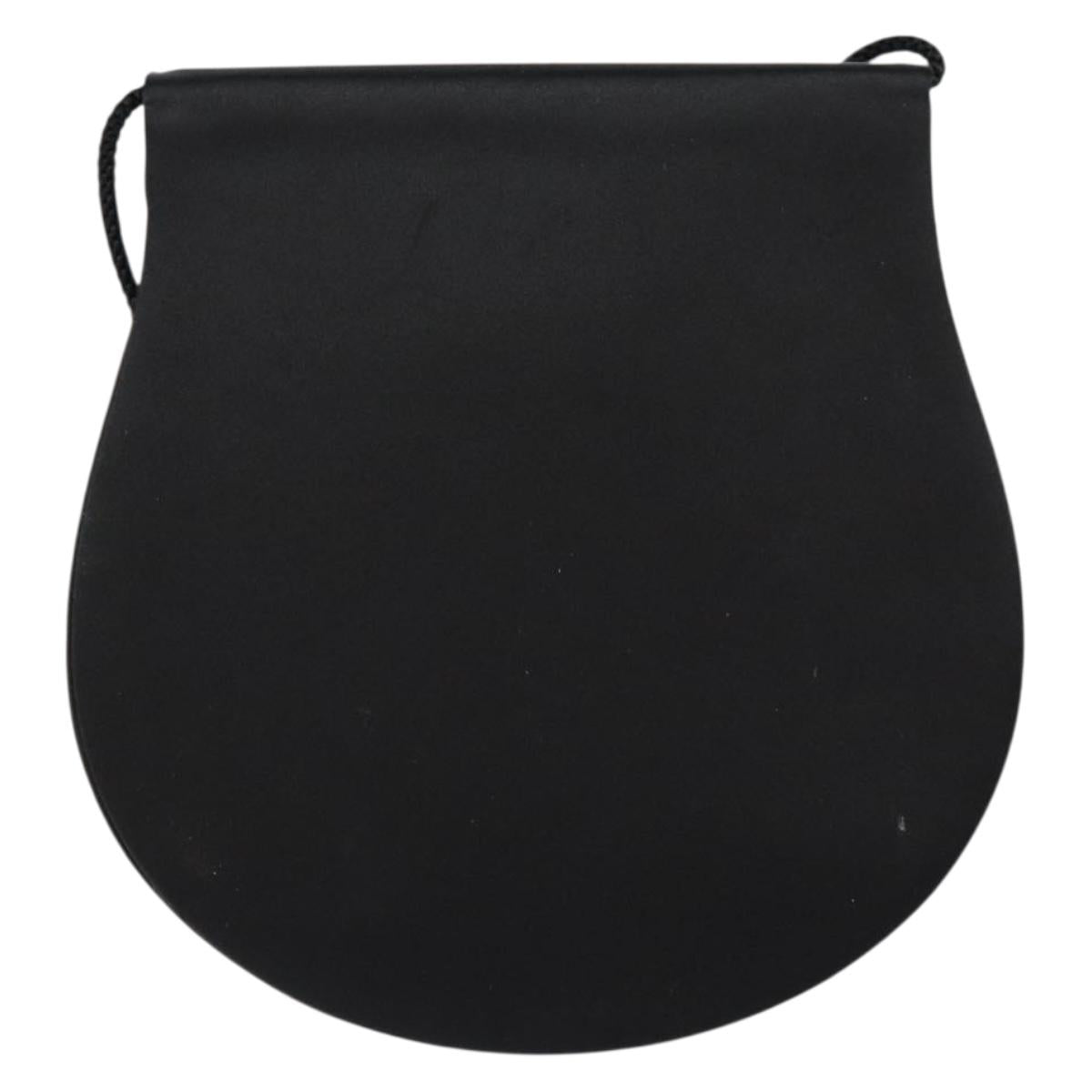 SAINT LAURENT Shoulder Bag Velor Black Gold Auth bs31045