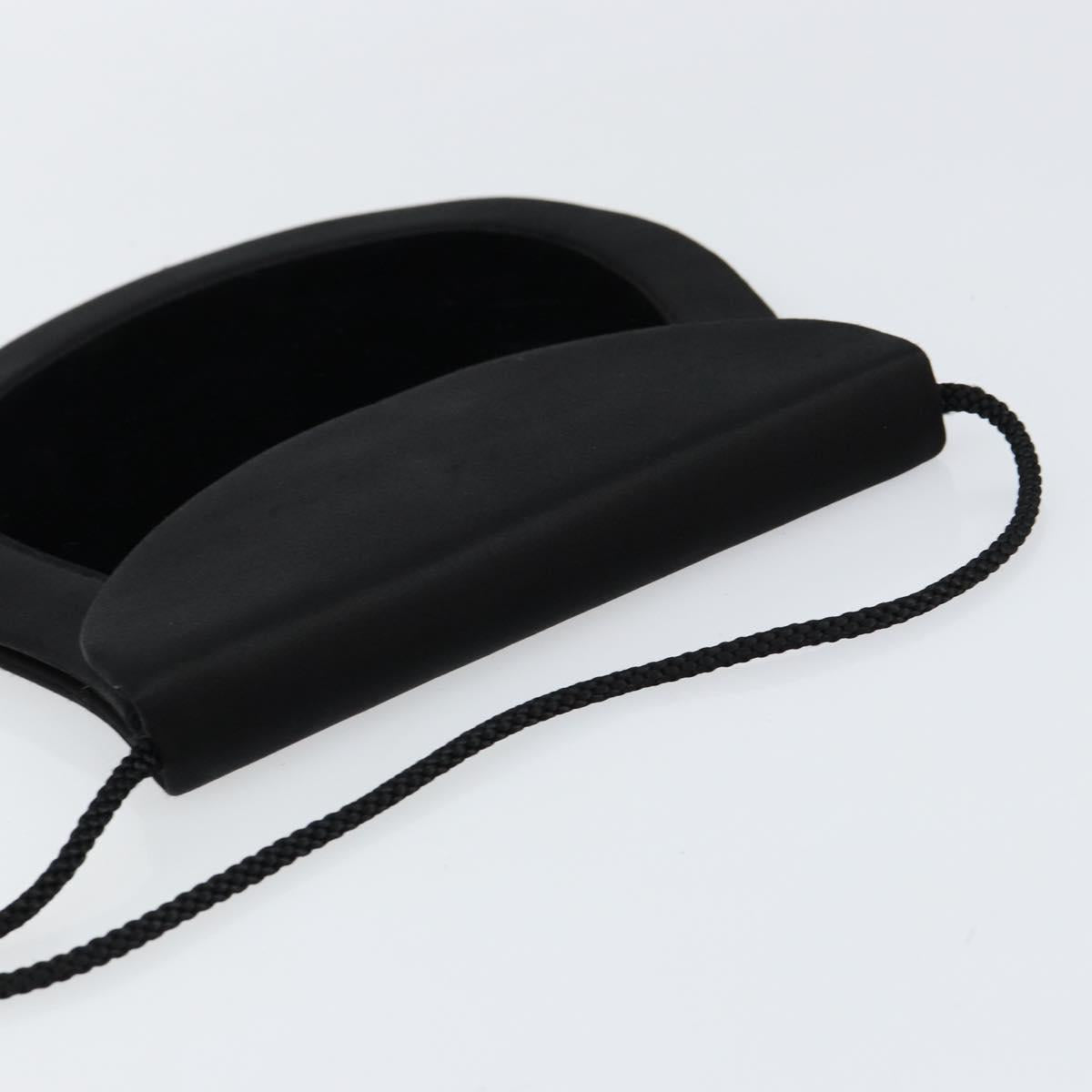 SAINT LAURENT Shoulder Bag Velor Black Gold Auth bs31045