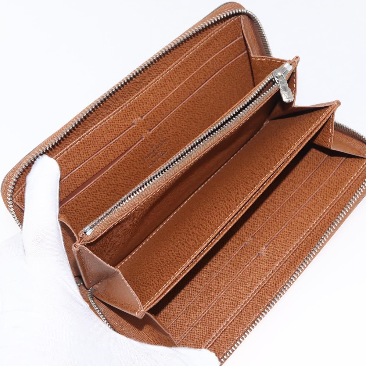 LOUIS VUITTON Epi Monogram Mini Wallet 2 Set Brown Khaki LV Auth bs31053