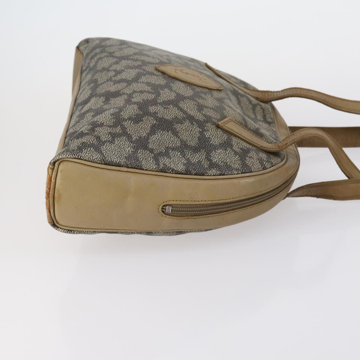 SAINT LAURENT Shoulder Bag Leather 2 Set Red Brown Auth bs31054