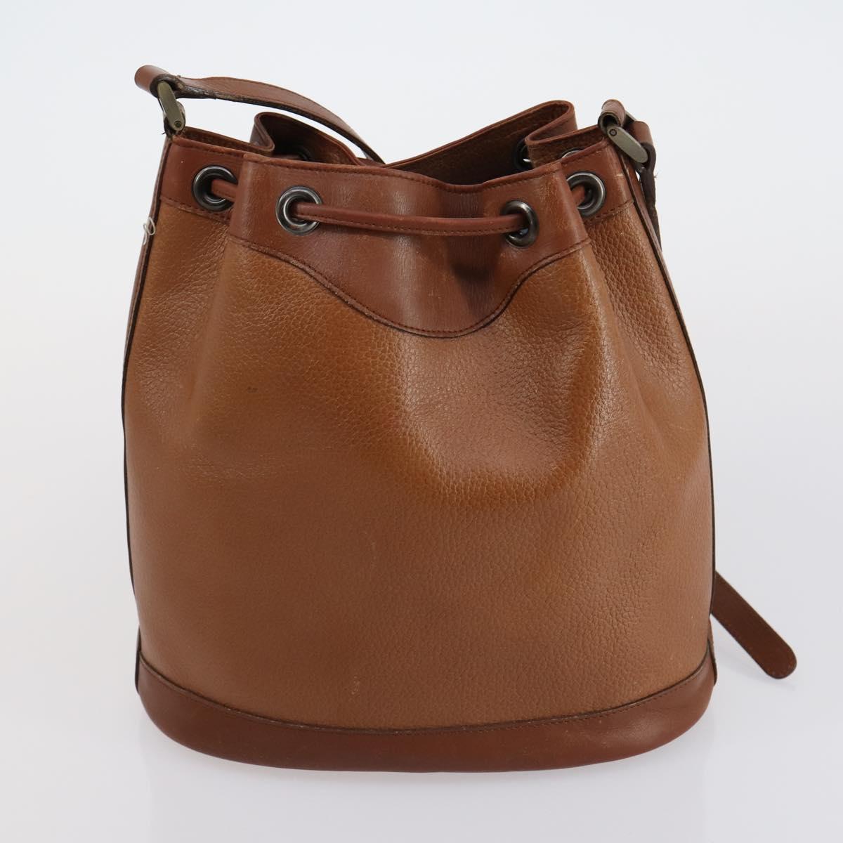 BURBERRY Shoulder Bag Leather Canvas 2 Set Beige Brown Auth bs31058