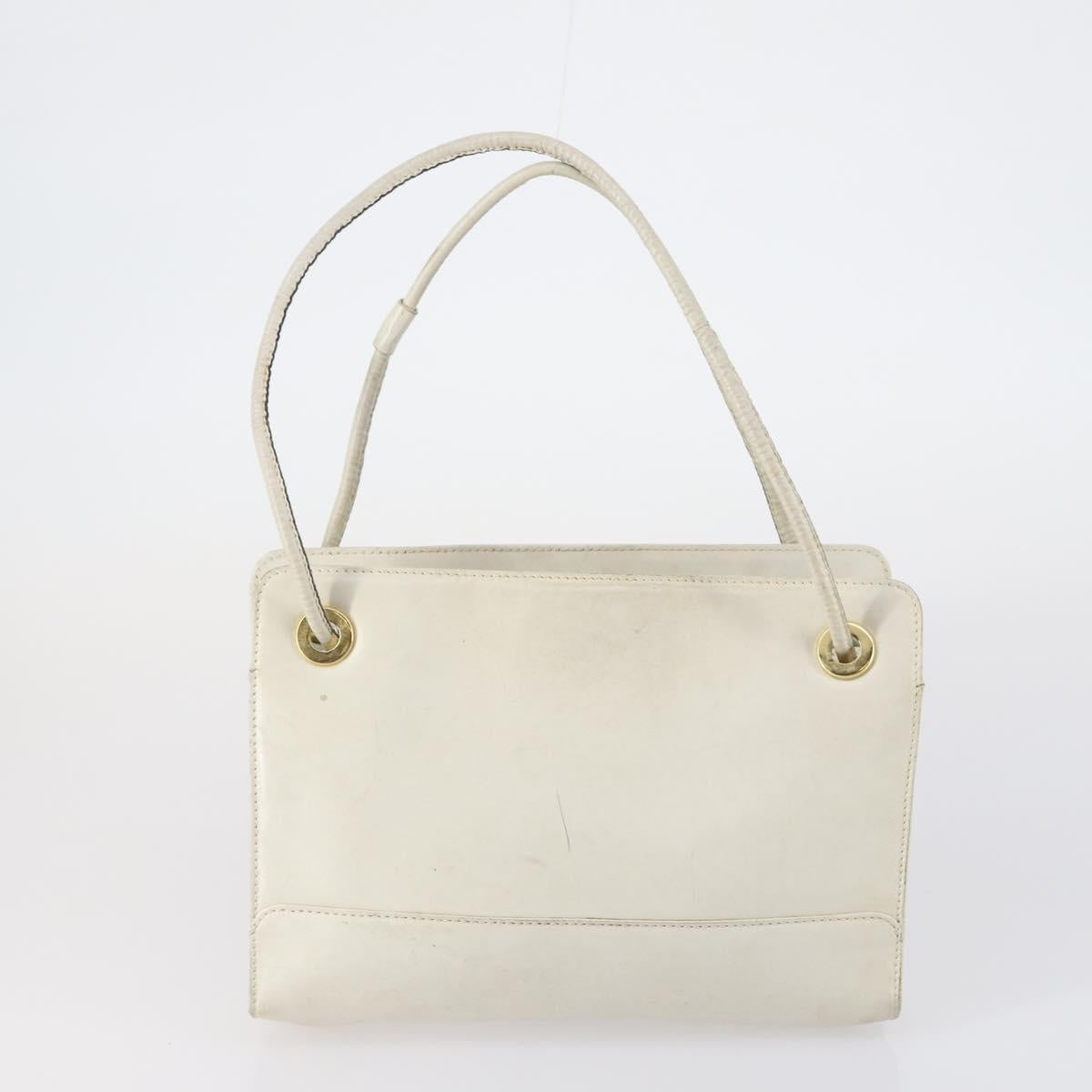 LOEWE Clutch Bag Leather 3 Set Beige Black Brown Auth bs31061