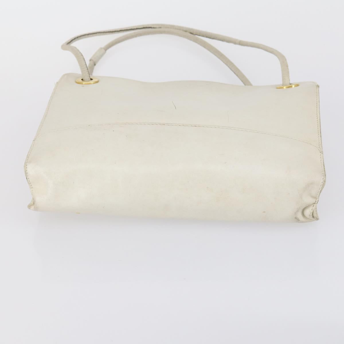 LOEWE Clutch Bag Leather 3 Set Beige Black Brown Auth bs31061