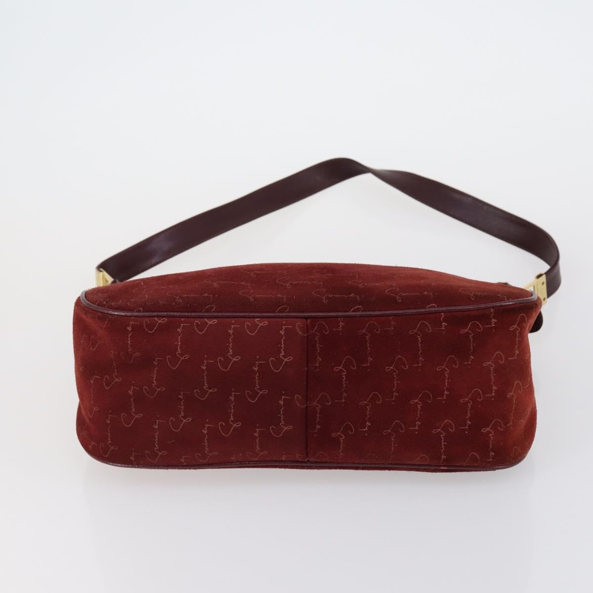 HERMES Givenchy Bally Bag Canvas Suede PVC 3 Set Beige Bordeaux Auth bs31062