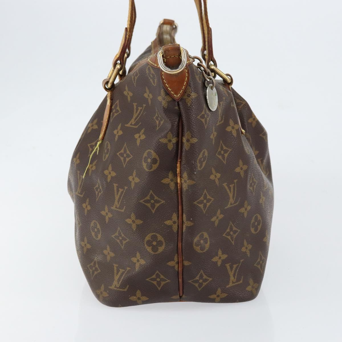 LOUIS VUITTON Monogram Palermo PM Tote Bag M40145 LV Auth bs31063