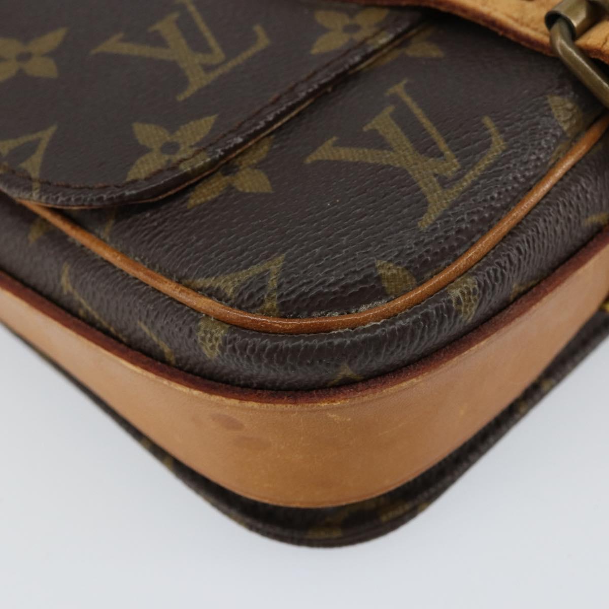 LOUIS VUITTON Monogram Cartouchiere PM Shoulder Bag M51254 LV Auth bs31073