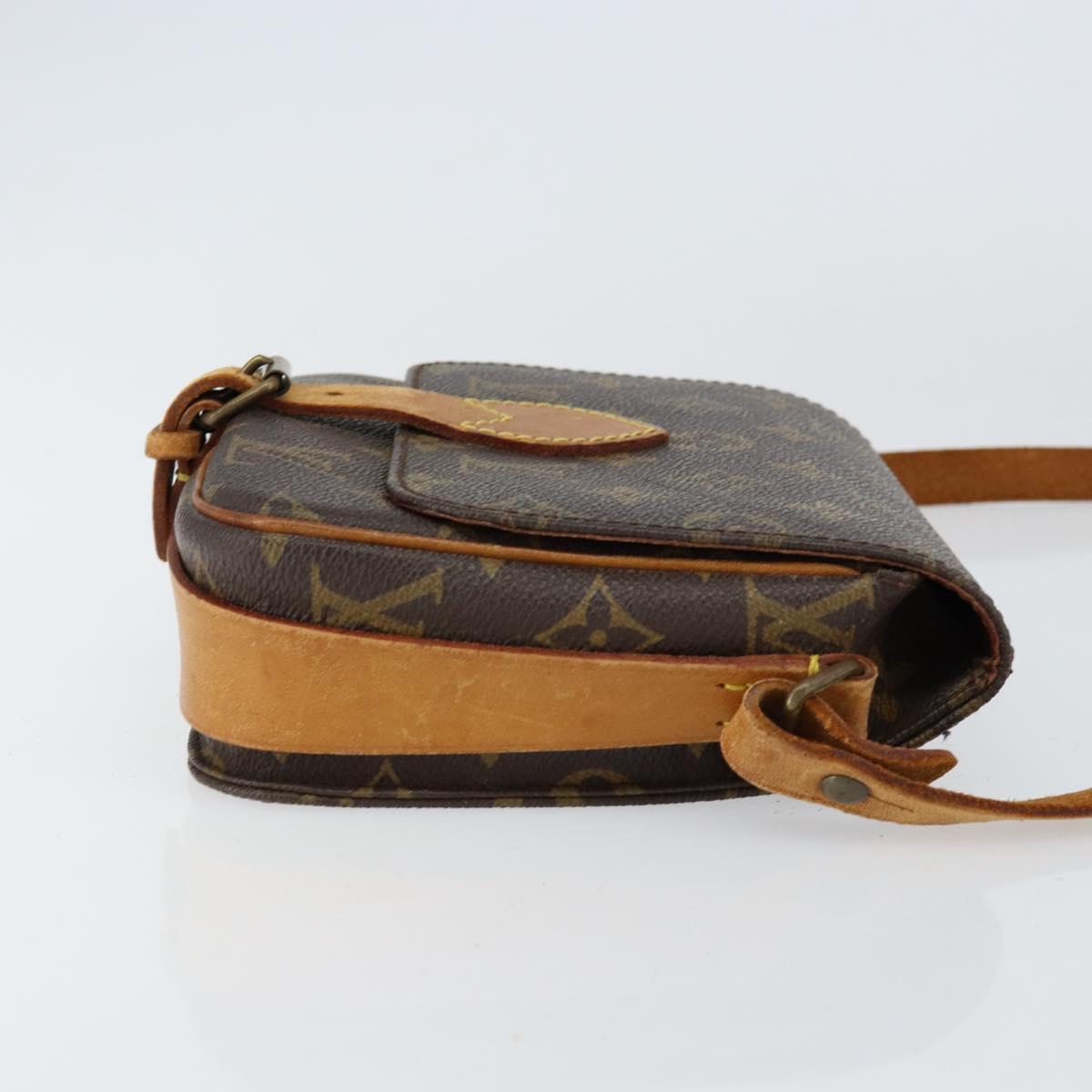 LOUIS VUITTON Monogram Cartouchiere PM Shoulder Bag M51254 LV Auth bs31073