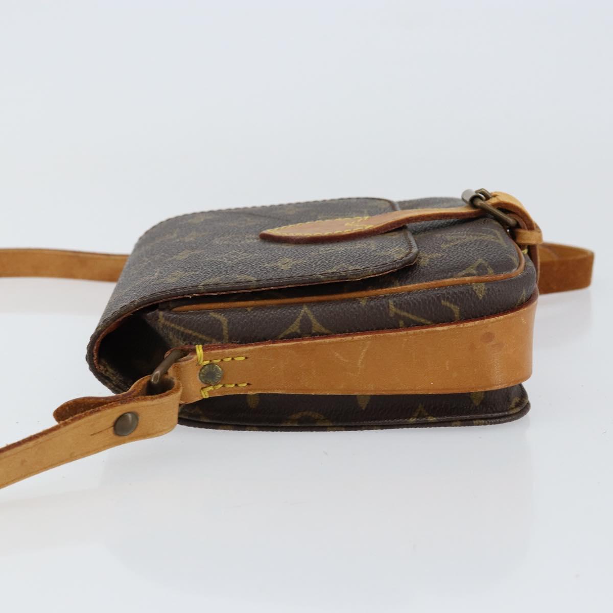 LOUIS VUITTON Monogram Cartouchiere PM Shoulder Bag M51254 LV Auth bs31073